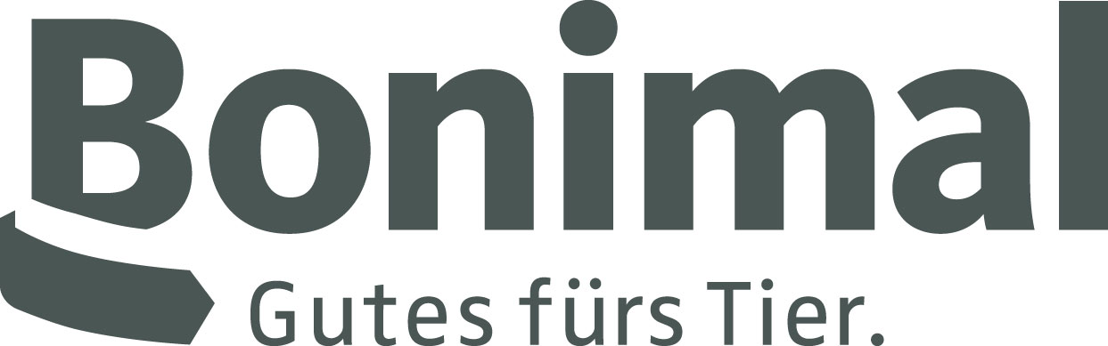 Bonimal Logo – Wortmarke mit Claim „Gutes fürs Tier", Logo-Entwicklung: ZP Medienwerk