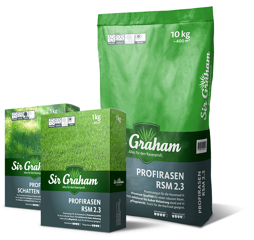 sir-graham-verpackung-profirasen Sir Graham Packaging – Profirasen RSM 2.3 in 1 kg Karton und 10 kg Sack, Packaging-Design: ZP Medienwerk