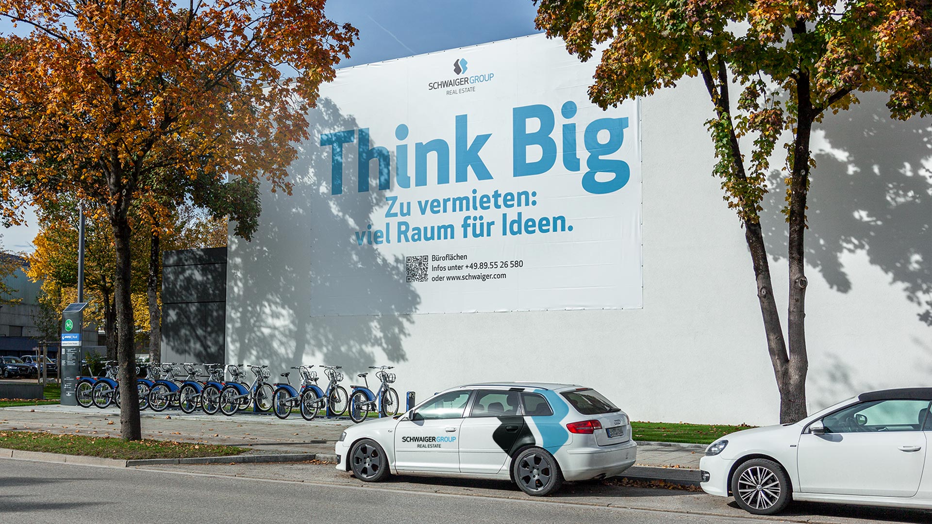 Centro Tesoro München – Immobilienkommunikation und Werbemittel für die Schwaiger Group, gestaltet von ZP Medienwerk München