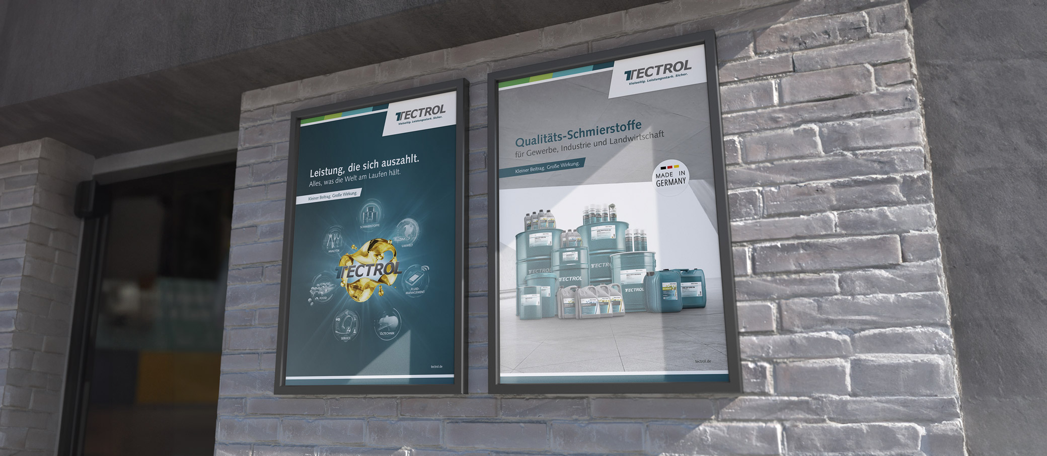 zp-medienwerk-tectrol-poster TECTROL Poster am Point of Sale – Keyvisual und Produktposter „Qualitäts-Schmierstoffe für Gewerbe, Industrie und Landwirtschaft", Gestaltung ZP Medienwerk