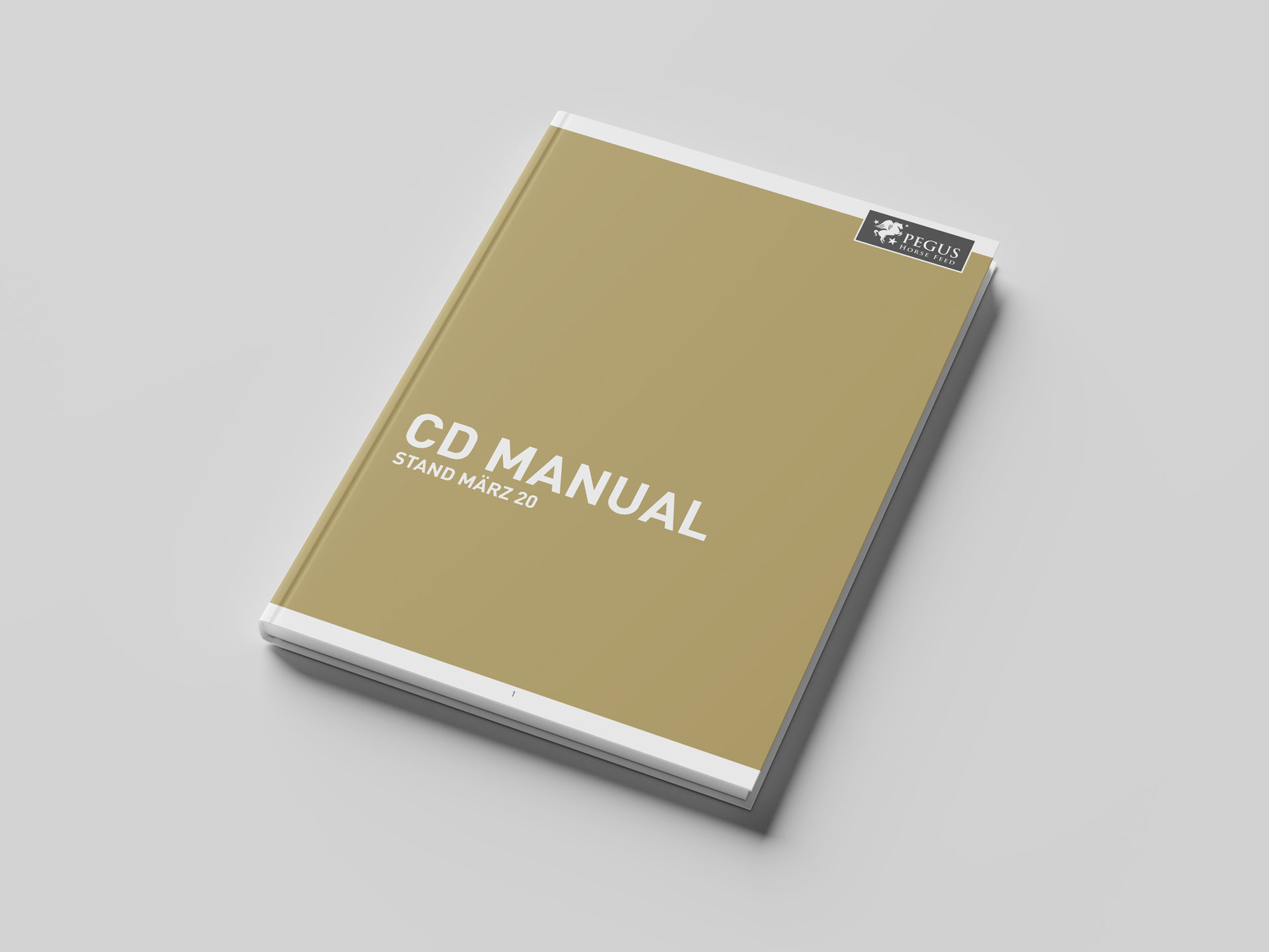 Corporate Design Manual für Pegus Horsefeed – Styleguide mit Logo, Farben und Typografie, erstellt von ZP Medienwerk München